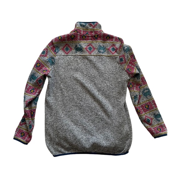 Simply Southern Tried And True Women's Comfy Quarter Button Pullover Size Large - Picture 2 of 8